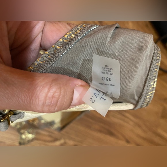 Victoria’s Secret HTF taupe gold vintage bikini 38d L - Picture 6 of 6